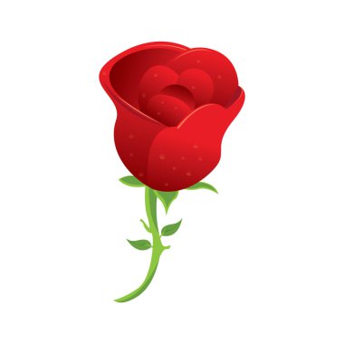 Çiçek simgesi vektör illüstrasyonu