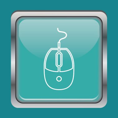 Simgeli basit biçimlendirilmiş pankart, vektör illüstrasyonu