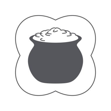 Simgeli basit biçimlendirilmiş pankart, vektör illüstrasyonu