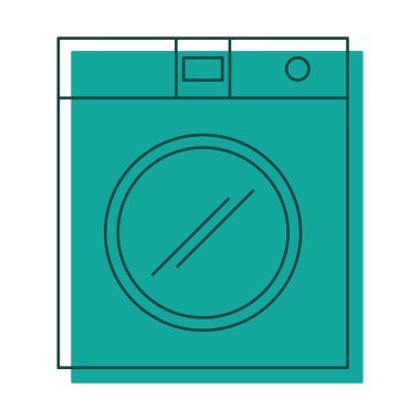 Basit grafik vektör illüstrasyonu 