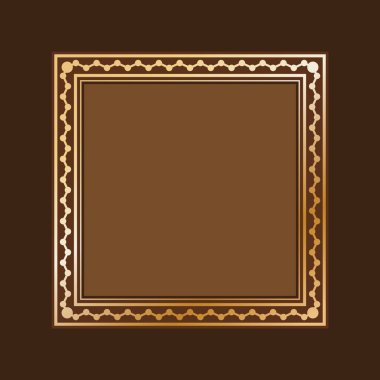 Simgeli basit biçimlendirilmiş pankart, vektör illüstrasyonu