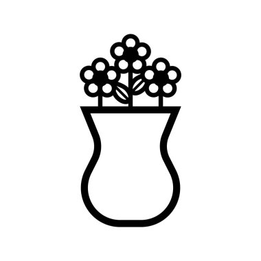 Restoran simgeleriyle basit biçimlendirilmiş pankart, vektör illüstrasyonu