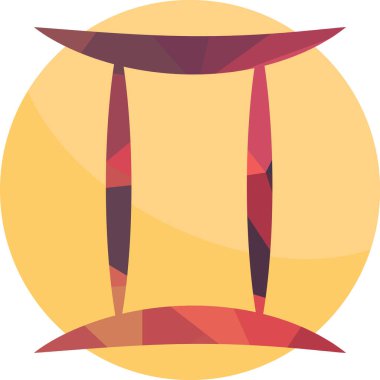 Basit grafik simgesi vektör illüstrasyonu 