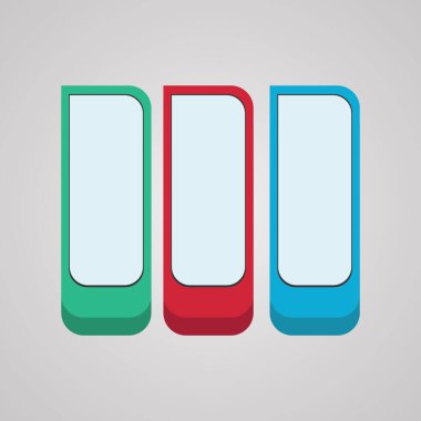 Basit grafik simgesi vektör illüstrasyonu 