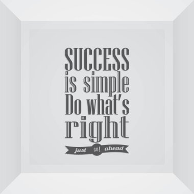 Metin ve vektör illüstrasyonlu basit biçimlendirilmiş pankart