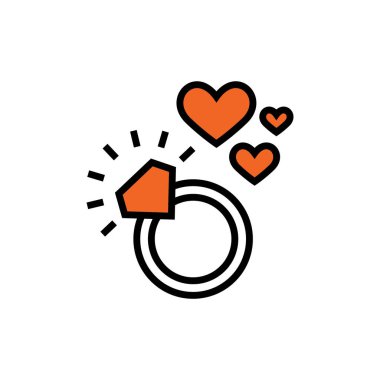 Halkalı basit biçimlendirilmiş pankart, vektör illüstrasyonu