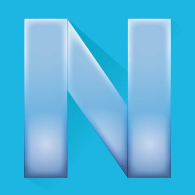 Harf simgesi vektör illüstrasyonu