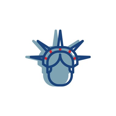 Heykelin yaratıcı vektör illüstrasyonu