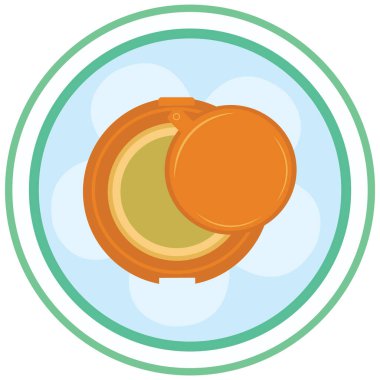 güzellik simgesi vektör illüstrasyonu