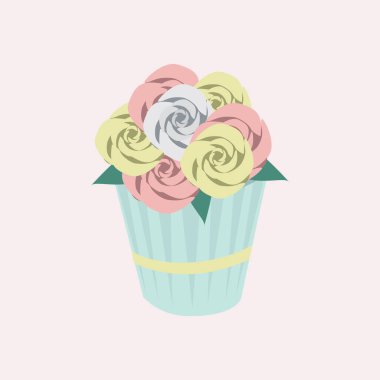 Basit grafik simgesi vektör illüstrasyonu 