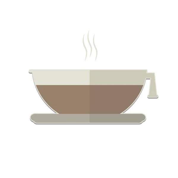 Illustrazione Vettoriale Icona Del Caffè — Vettoriale Stock