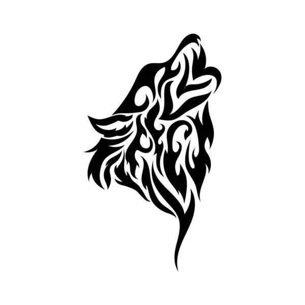 Wolf Web Graphik Vektor Illustration Symbol — Stockvektor