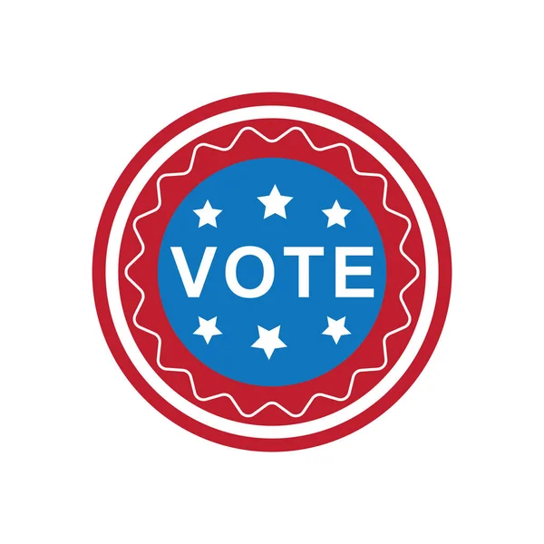 Etats Unis Vote Signe Illustration Vectorielle — Image vectorielle