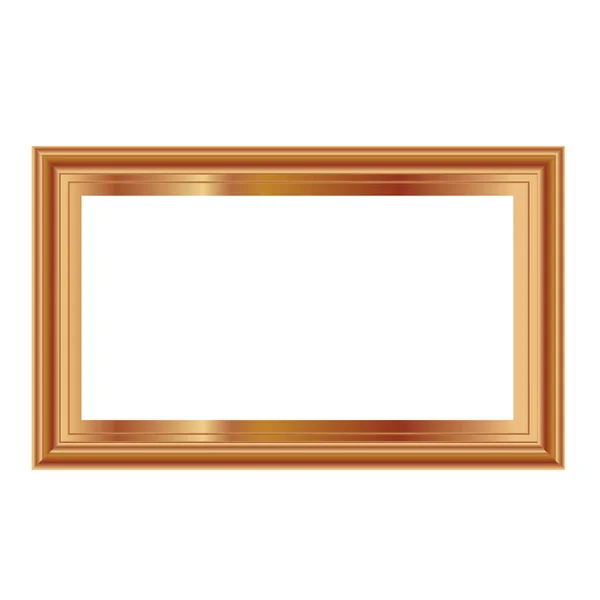 Empty Frame White Background Vector Illustration — Stock Vector