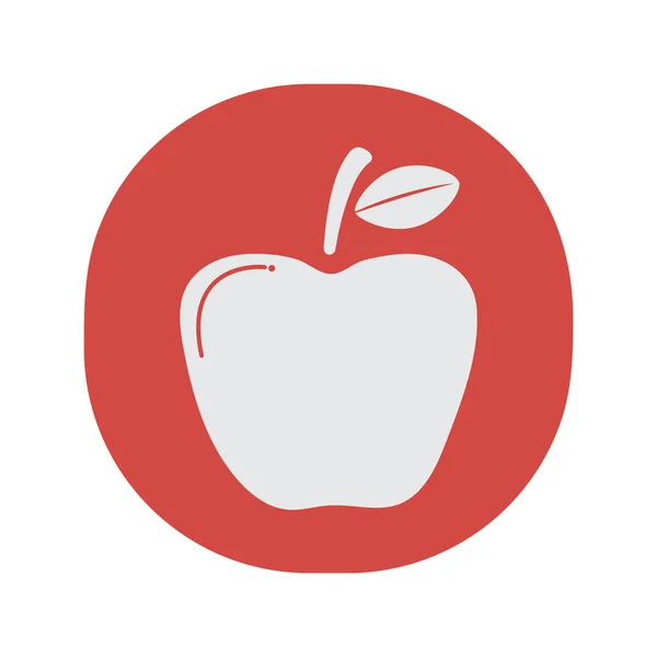 Apple Vektor Illustration Icon Element Hintergrund — Stockvektor