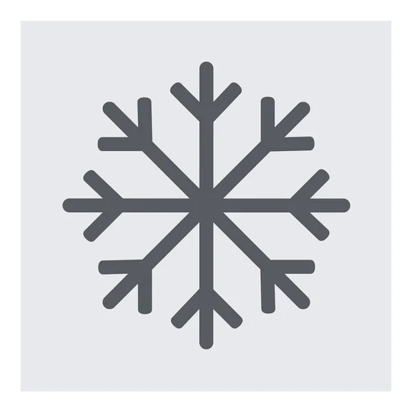 Nowoczesny Graficzny Wektor Ikony Ilustracja Płatka Śniegu — Wektor stockowy