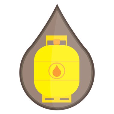 yağ ikonu vektör illüstrasyonu
