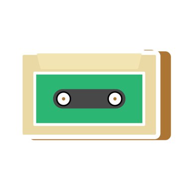 Müzik simgesi vektör illüstrasyonu