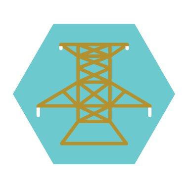 Basit grafik simgesi vektör illüstrasyonu 