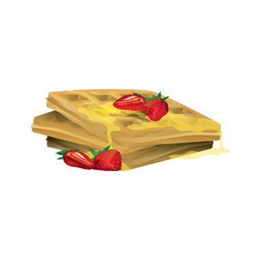 tost vektörü illüstrasyonu, simge ögesi arkaplanı