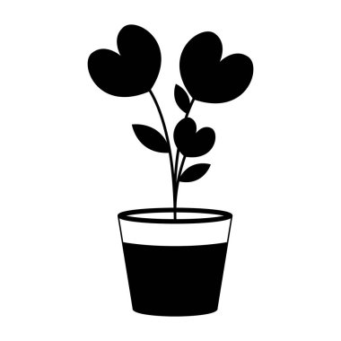 Basit grafik simgesi vektör illüstrasyonu