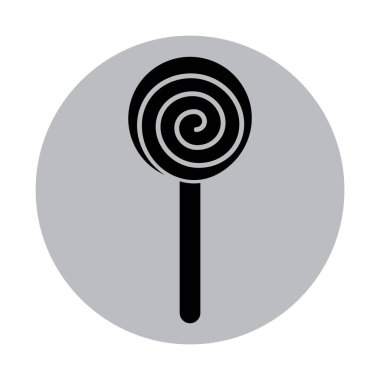 Şeker vektörü illüstrasyonu, simge element arkaplanı