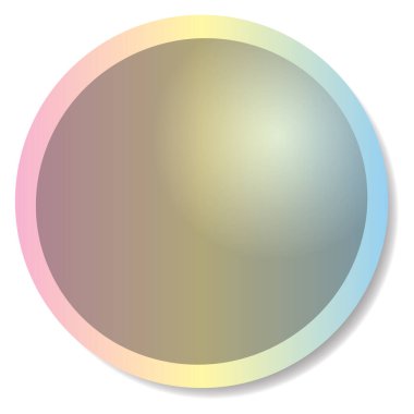  düğme simgesi, vektör çizimi 