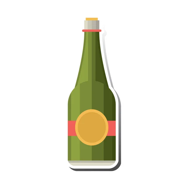 Creative Vector Illustration Bottle — Stock Vector