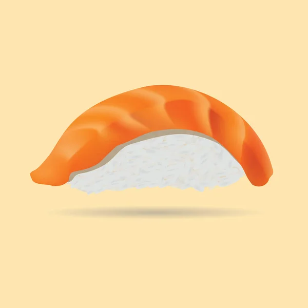 Ilustração Gráfica Moderna Vetor Ícone Sushi — Vetor de Stock