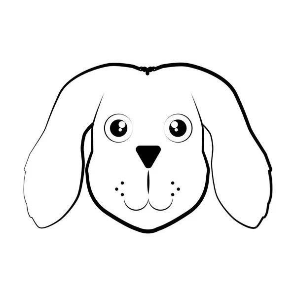 Dog Sign Icon Vector Illustration — Stock Vector