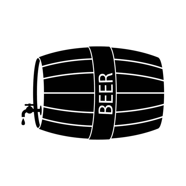 Cerveja Simples Cor Vetor Ilustração — Vetor de Stock