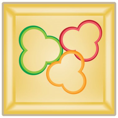 Basit grafik simgesi vektör illüstrasyonu 