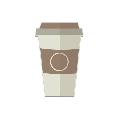 Kahve simgesi vektör illüstrasyonu 