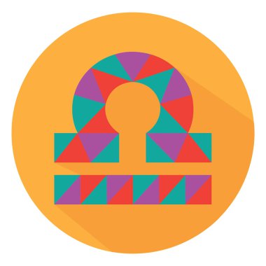 Burç işaretleri, yıldız falı grafik vektör arkaplanı 