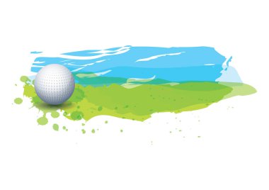 Simge ve vektör illüstrasyonlu basit biçimlendirilmiş pankart