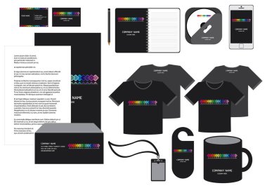 soyut vintage vektör çizimi