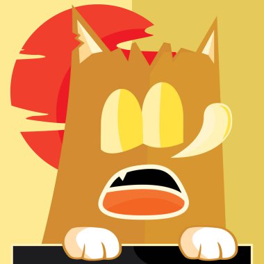 Vektör illüstrasyonu, simge ögesi arkaplanı