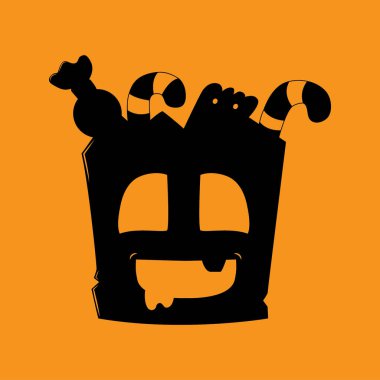 Simgeli basit biçimlendirilmiş pankart, vektör illüstrasyonu