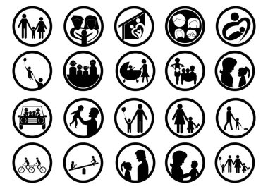 Vektör illüstrasyonu, simge ögesi arkaplanı