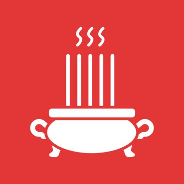 Kahve ve vektör illüstrasyonlu basit bir pankart