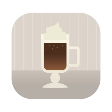 Simgeli basit biçimlendirilmiş pankart, vektör illüstrasyonu