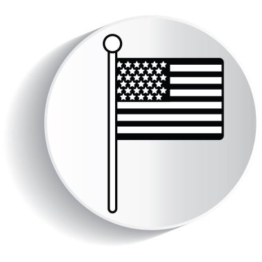 ABD şablonu, vektör illüstrasyonu