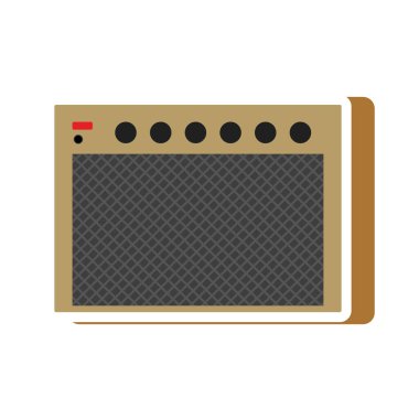 Müzik simgesi vektör illüstrasyonu