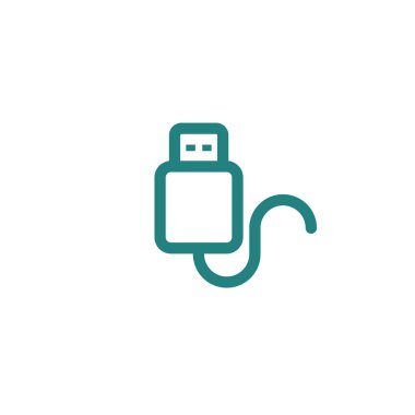 usb şarj cihazının vektör çizimi 