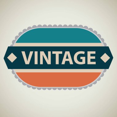 soyut vintage arkaplan vektör çizimi