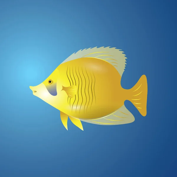 Icône Poisson Illustration Vectorielle — Image vectorielle