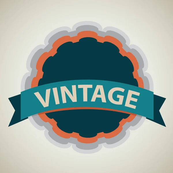 Astratto Vintage Sfondo Vettoriale Illustrazione — Vettoriale Stock