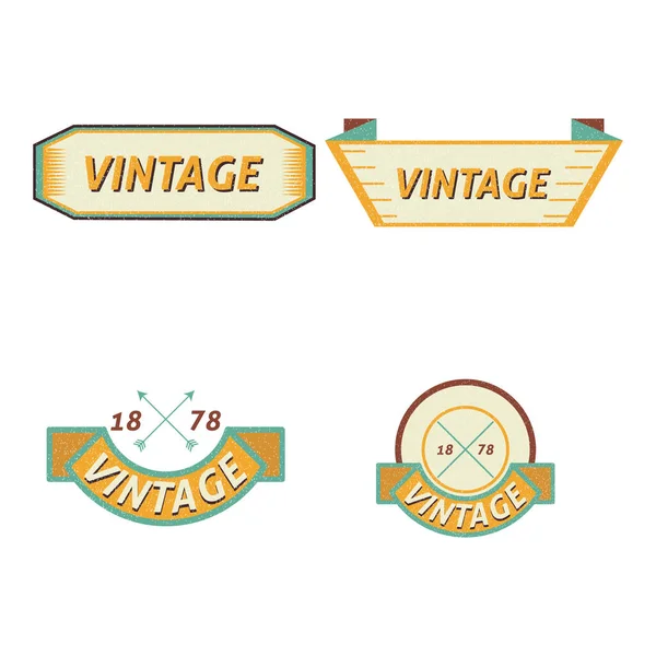 Graphic Vector Illustration Vintage Background Badge — Stock Vector