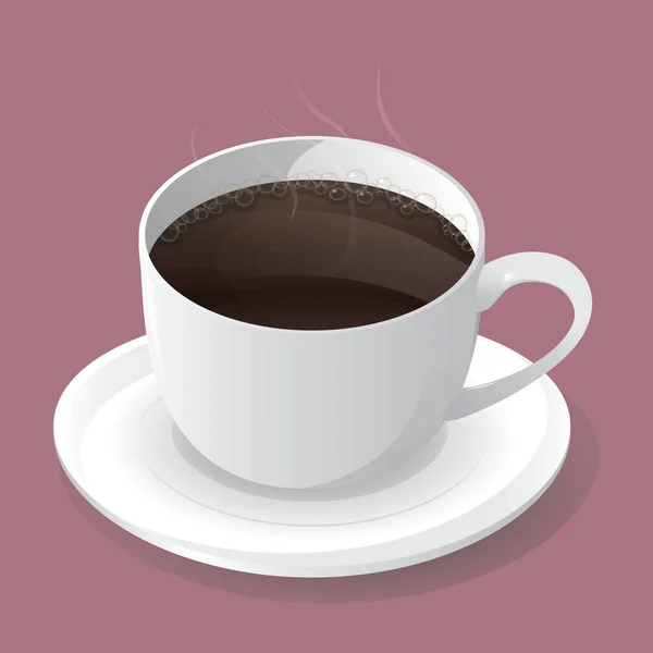 Modern Grafisk Vektor Illustration Kaffe — Stock vektor