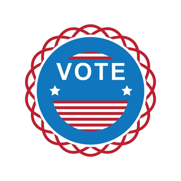 Etats Unis Vote Signe Illustration Vectorielle — Image vectorielle